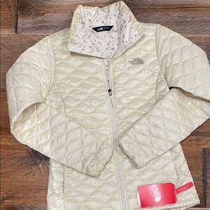 The North Face Off-White Quilted Jacket